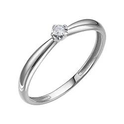 Помолвочное кольцо,  Золото 585, Бриллиант К212-7508 Помолвочное кольцо,  Золото 585, Бриллиант К212-7508