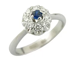 Кольцо Золото 585, Сапфир К0939-222 Кольцо Золото 585, Сапфир К0939-222