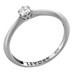 Помолвочное кольцо,  Золото 585, Бриллиант 83-42R00022-F3DD Помолвочное кольцо,  Золото 585, Бриллиант 83-42R00022-F3DD