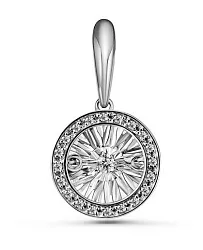 Подвеска фантазийная,  Золото 585, Бриллиант 03-12-5478-31-00-1 Подвеска фантазийная,  Золото 585, Бриллиант 03-12-5478-31-00-1