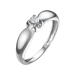 Помолвочное кольцо,  Золото 585, Бриллиант К212-6745 Помолвочное кольцо,  Золото 585, Бриллиант К212-6745