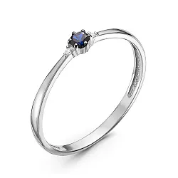 Кольцо Золото 585, Сапфир К215-4072ГТС Кольцо Золото 585, Сапфир К215-4072ГТС