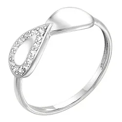 Кольцо Серебро 925, Фианит 90-01-6766-00 Кольцо Серебро 925, Фианит 90-01-6766-00