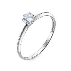 Кольцо Золото 585, Фианит б1101540 Кольцо Золото 585, Фианит б1101540