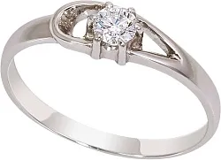 Кольцо Золото 585, Бриллиант 284521ю Кольцо Золото 585, Бриллиант 284521ю