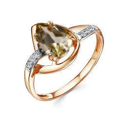 Кольцо Золото 585, Топаз 1506708 1 17 1 Кольцо Золото 585, Топаз 1506708 1 17 1