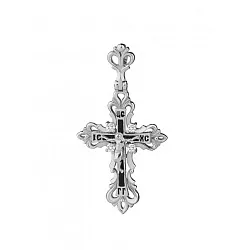 Подвеска крест, Серебро 925, Эмаль п1007р Подвеска крест, Серебро 925, Эмаль п1007р