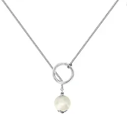 Колье,  Серебро 925, Жемчуг 8340241483-6-65 Колье,  Серебро 925, Жемчуг 8340241483-6-65