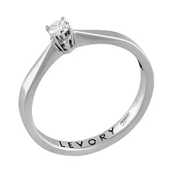 Помолвочное кольцо,  Золото 585, Бриллиант 83-42R10902-F2DD Помолвочное кольцо,  Золото 585, Бриллиант 83-42R10902-F2DD