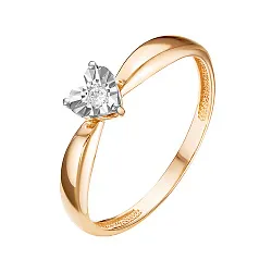 Кольцо Золото 585, Бриллиант К113-5246 Кольцо Золото 585, Бриллиант К113-5246