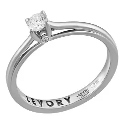 Помолвочное кольцо,  Золото 585, Бриллиант 83-42R00061-F2DD Помолвочное кольцо,  Золото 585, Бриллиант 83-42R00061-F2DD