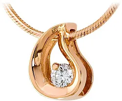 Колье,  Золото 585, Бриллиант 329211ю Колье,  Золото 585, Бриллиант 329211ю