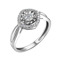 Кольцо Золото 585, Бриллиант К213-7355 Кольцо Золото 585, Бриллиант К213-7355