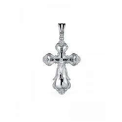 Подвеска крест, Серебро 925, Эмаль ПД-1-325р Подвеска крест, Серебро 925, Эмаль ПД-1-325р