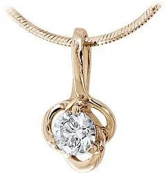 Колье,  Золото 585, Бриллиант 329011ю Колье,  Золото 585, Бриллиант 329011ю