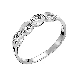 Кольцо Серебро 925, Фианит к105008р Кольцо Серебро 925, Фианит к105008р