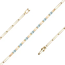 Браслет фантазийный Золото 585 
 , Топаз Бр120-5825-18Т Браслет фантазийный Золото 585 
 , Топаз Бр120-5825-18Т