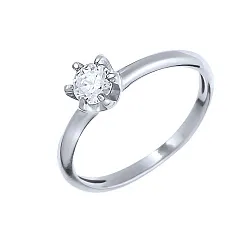 Кольцо Серебро 925, Фианит к1141р Кольцо Серебро 925, Фианит к1141р