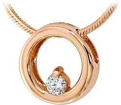 Колье,  Золото 585, Бриллиант 327811ю Колье,  Золото 585, Бриллиант 327811ю