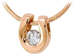 Колье,  Золото 585, Бриллиант 327711ю Колье,  Золото 585, Бриллиант 327711ю